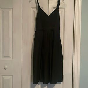 Anthropologie Lil brand 100% silk black dress